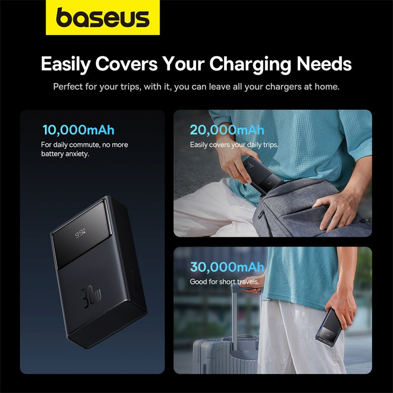 Baseus Star-Lord Digital Display Fast Charge Power Bank 30000mAh 30W