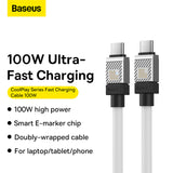 Baseus CoolPlay Series Fast Charging Cable Type-C to Type-C 100W