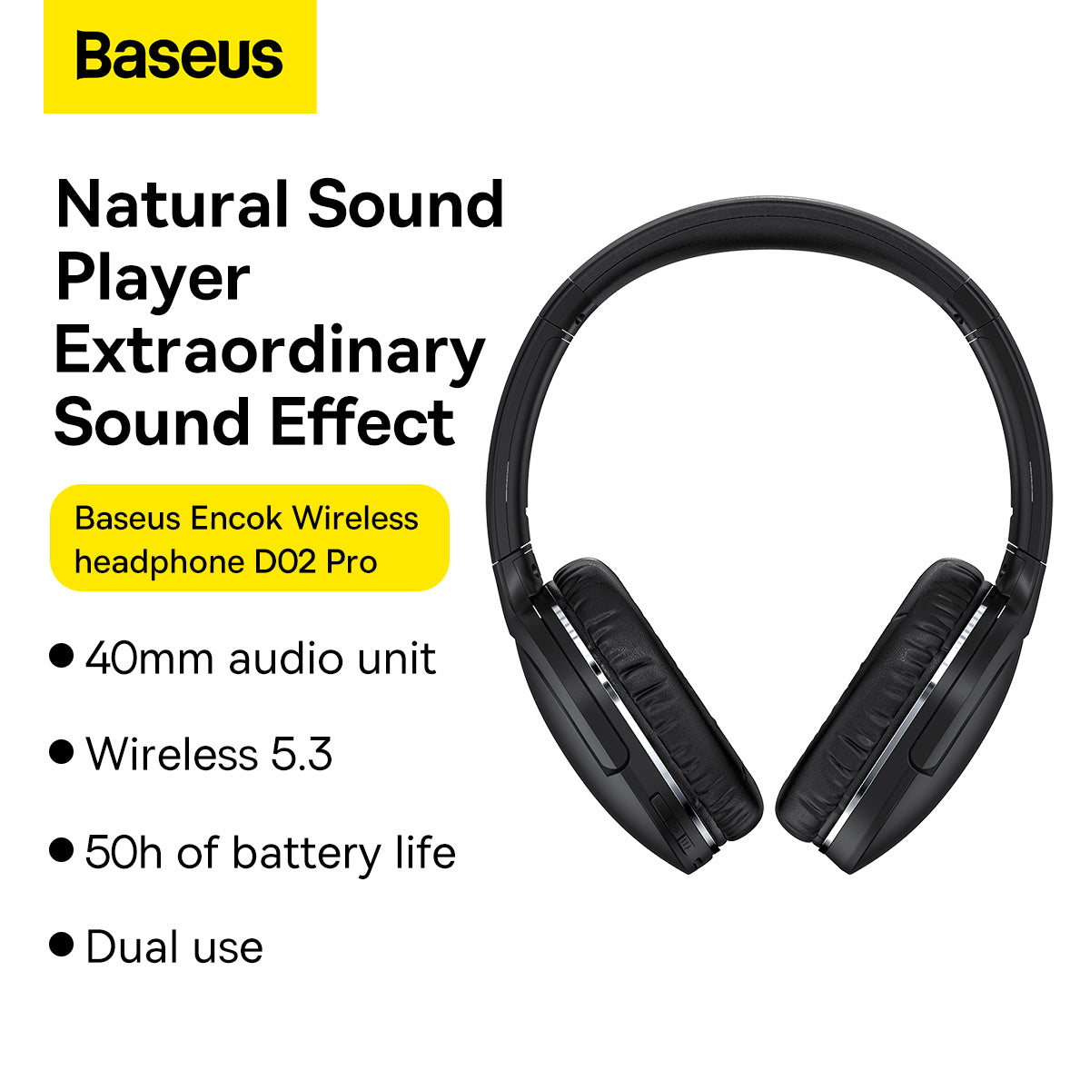 Baseus Encok Wireless headphone D02 Pro