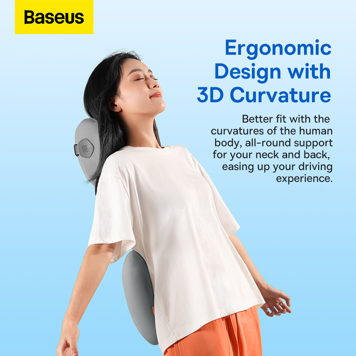 Baseus ComfortRide Series Car Lumbar/Headrest Pillow