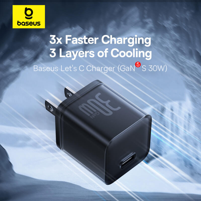 Baseus GaN5S Fast Charger 1C 30W US