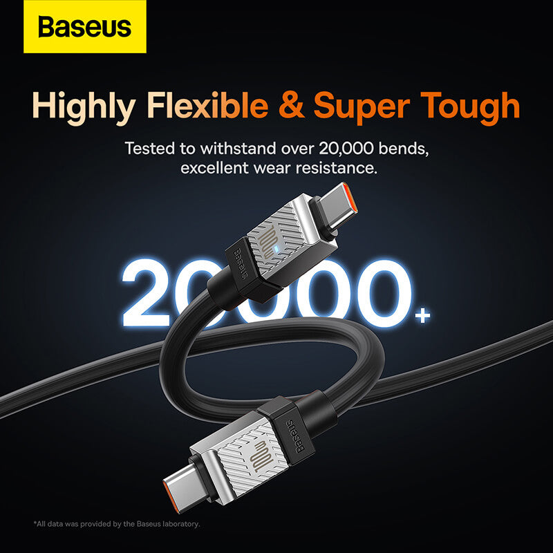 Baseus CoolPlay Series Fast Charging Cable Type-C to Type-C 100W