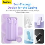 Baseus Comet Series Dual-Cable Digital Display Fast Charge Power Bank 20000mAh 22.5W