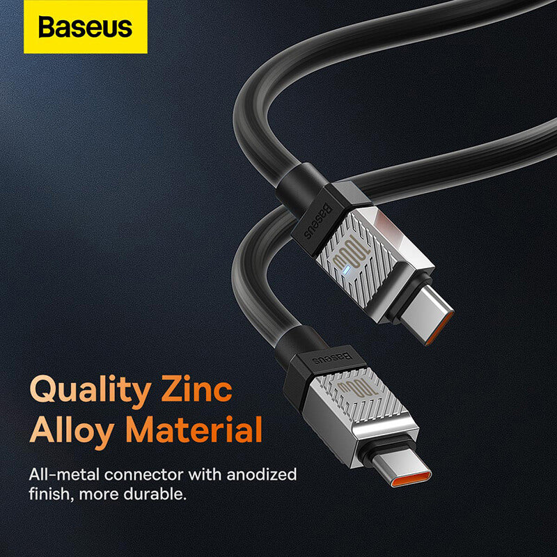 Baseus CoolPlay Series Fast Charging Cable Type-C to Type-C 100W