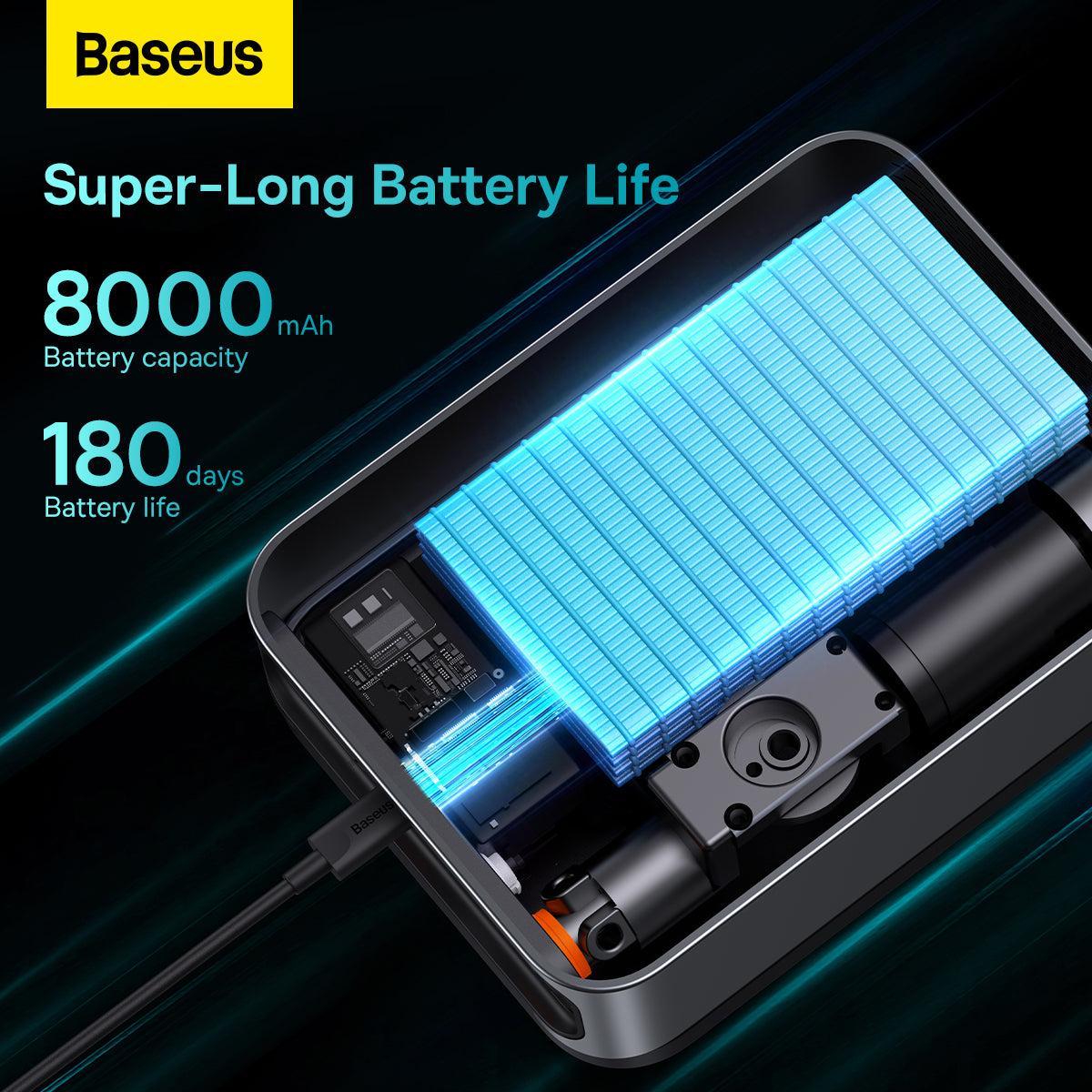 Baseus Super Energy 2-in-1 Jump Starter 1000A Black