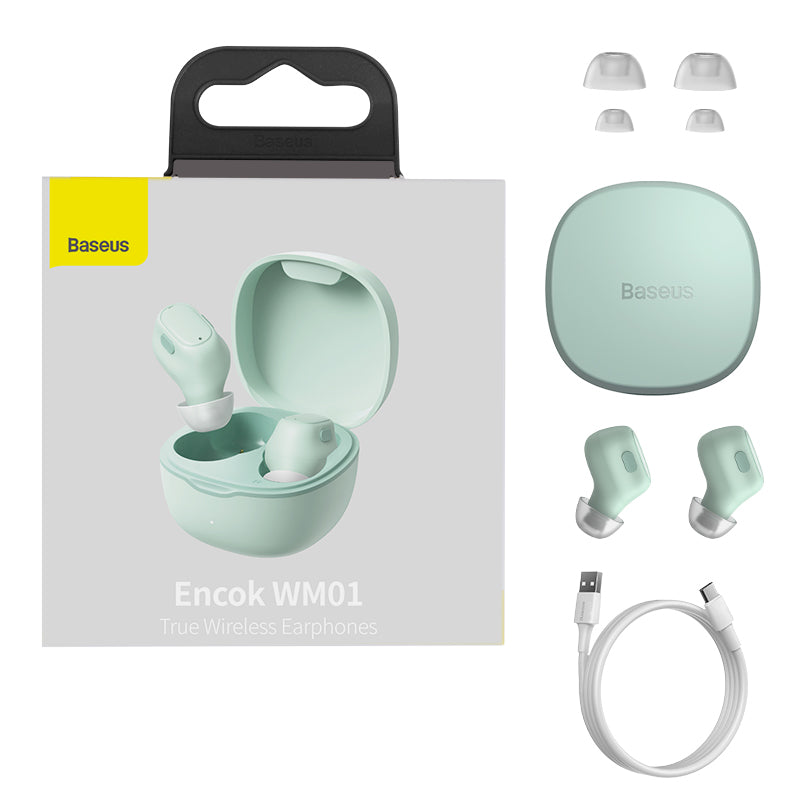 Baseus Encok True Wireless Earphones WM01 Green