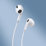 Baseus Encok H17 3.5mm lateral in-Ear Wired Earphone White