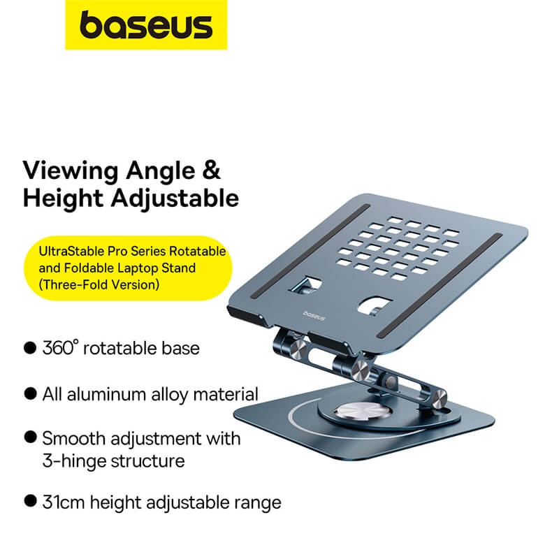 Baseus Rotatable and Foldable Laptop Stand UltraStable Pro Series