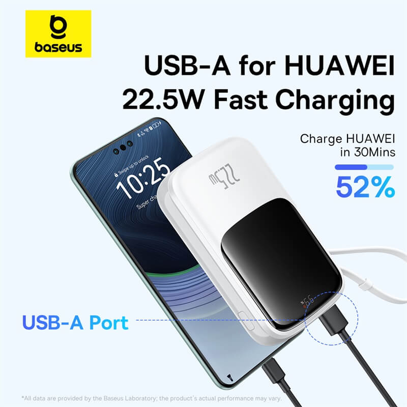 Baseus Qpow Pro Digital Display Fast Charge Power Bank 10000mAh 22.5W Type-C Edition