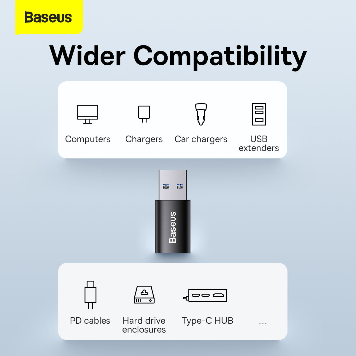 Baseus Mini OTG Adaptor USB 3.1 to Type-C Ingenuity Series