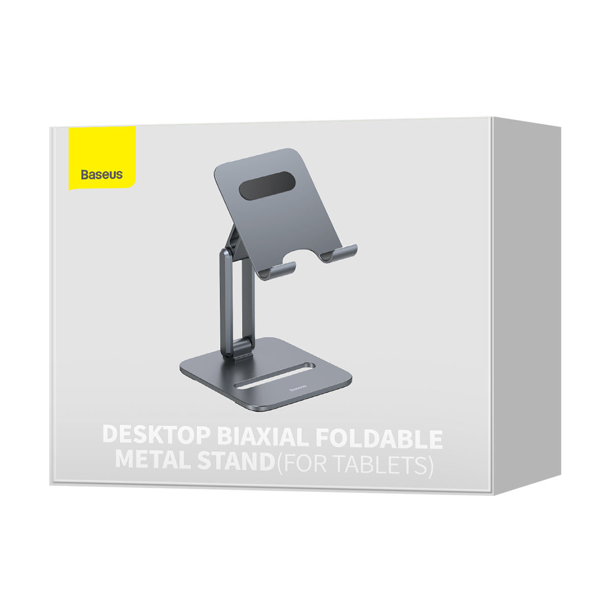 Baseus Desktop Biaxial Foldable Metal Stand (for Tablets) Grey