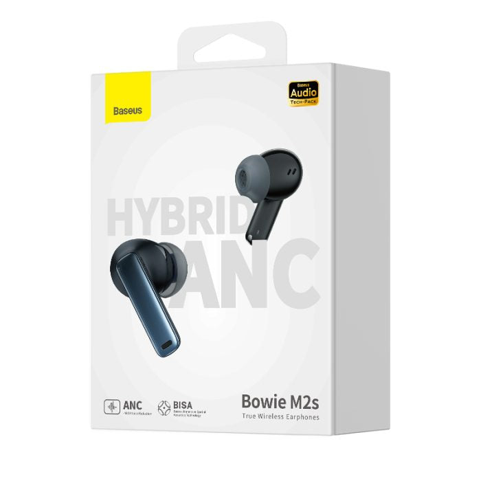 Baseus Bowie M2s True Wireless Earphones Cluster Black/White