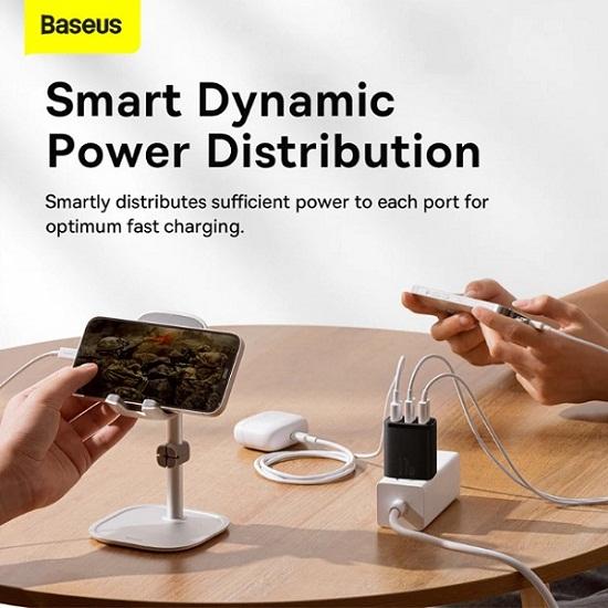 Baseus 17W Compact 3 Port USB Mobile Charger