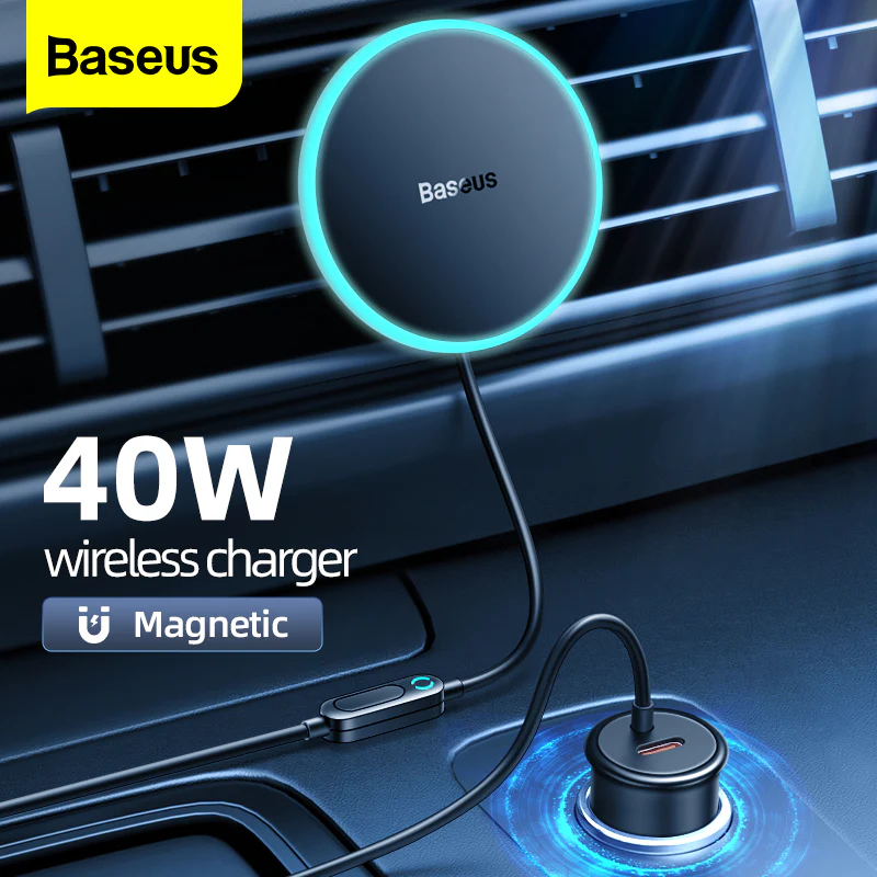 Baseus CW01 Magnetic Wireless Charging Car Mount