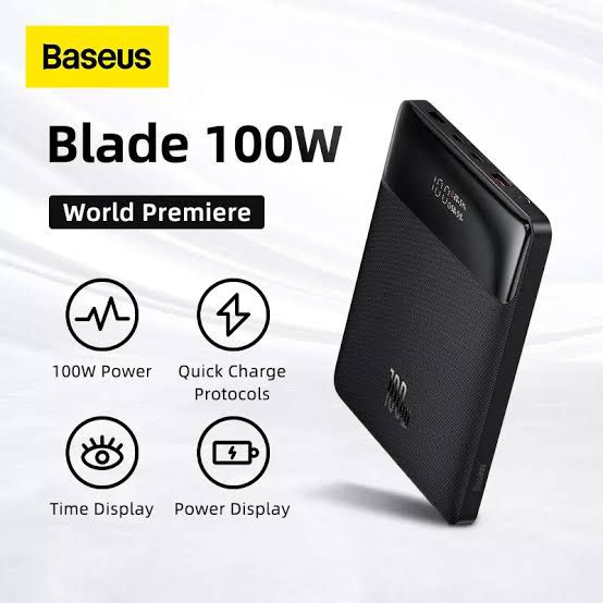 Baseus Blade Series 100W Laptop Fast Charging Power Bank 20000mAh