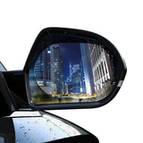 Baseus 0.15mm Rainproof Film for Car Rear-View Mirror (Oval 2 pcs/pack 135*95mm) Transparent