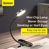 Baseus Comfort Reading Mini Clip Lamp For Desktop