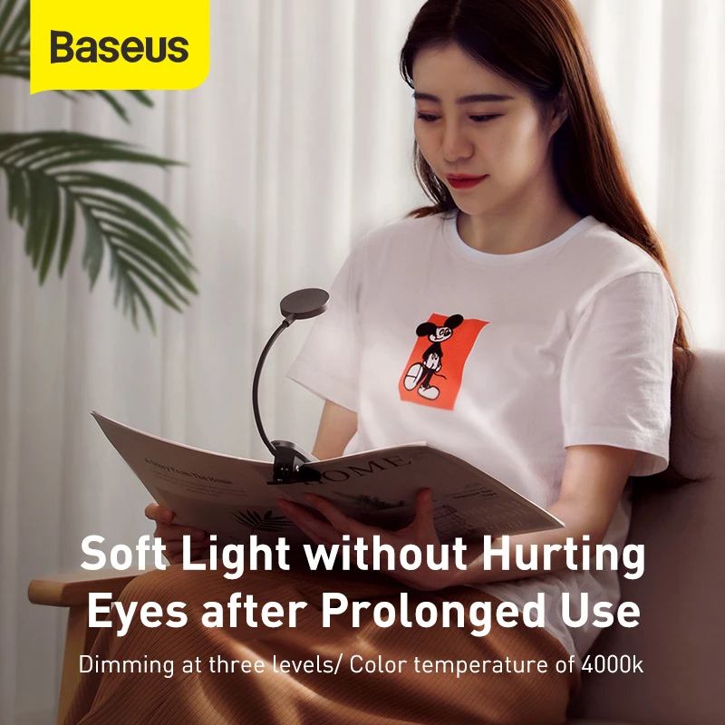 Baseus Comfort Reading Mini Clip Lamp For Desktop