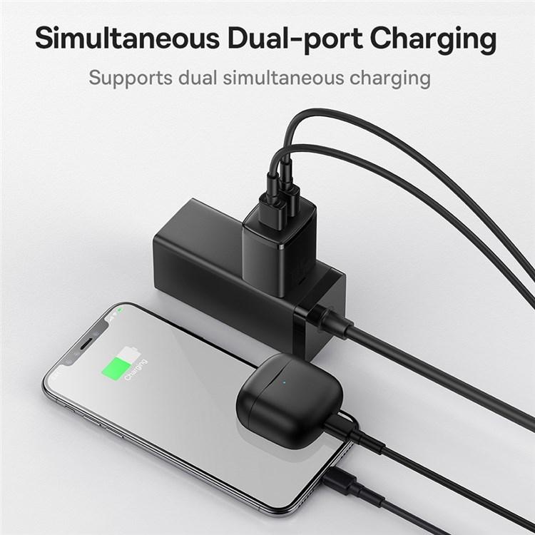 Baseus 10.5W Compact Mobile Charger Dual USB With CN PIN