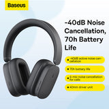 Baseus Bowie H1 Noise Cancelling Wireless Headphones 5.2 ANC Gray