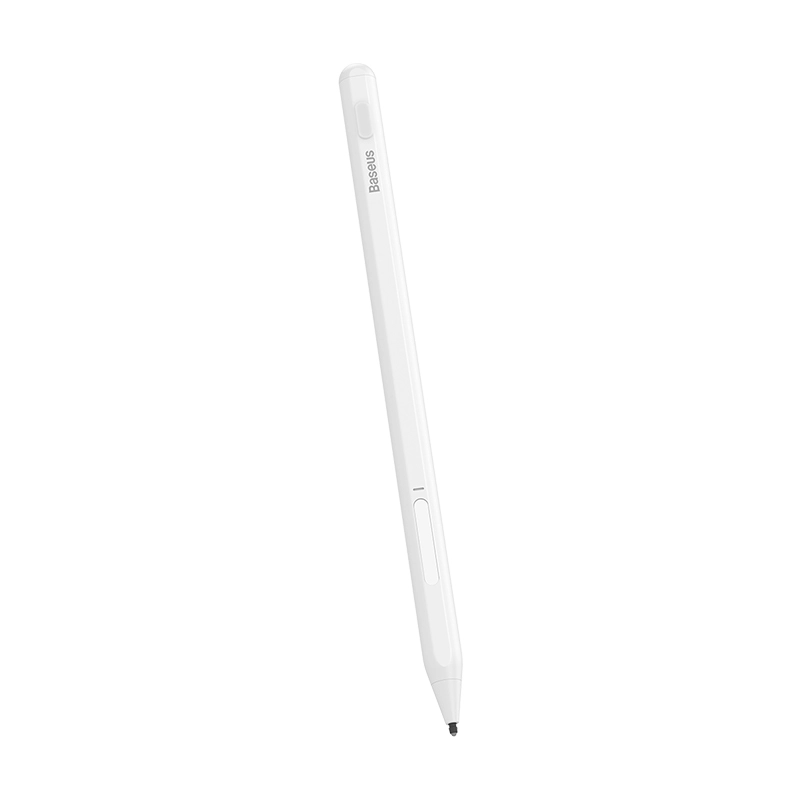 Baseus Smooth Writing Series Stylus for Microsoft Surface, White with Simple Series Data Cable White and active pen tip